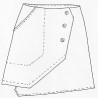KIT PRET A COUDRE  JUPE MONA CERISE