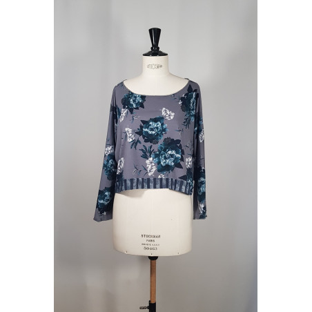 KIT PRET A COUDRE CAPSUL fleur bleue