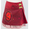 TISSUS VELOURS JULIE ROUGE